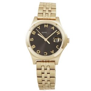 Marc By Marc Jacobs Slim Mini Women’s Gold Toned Watch